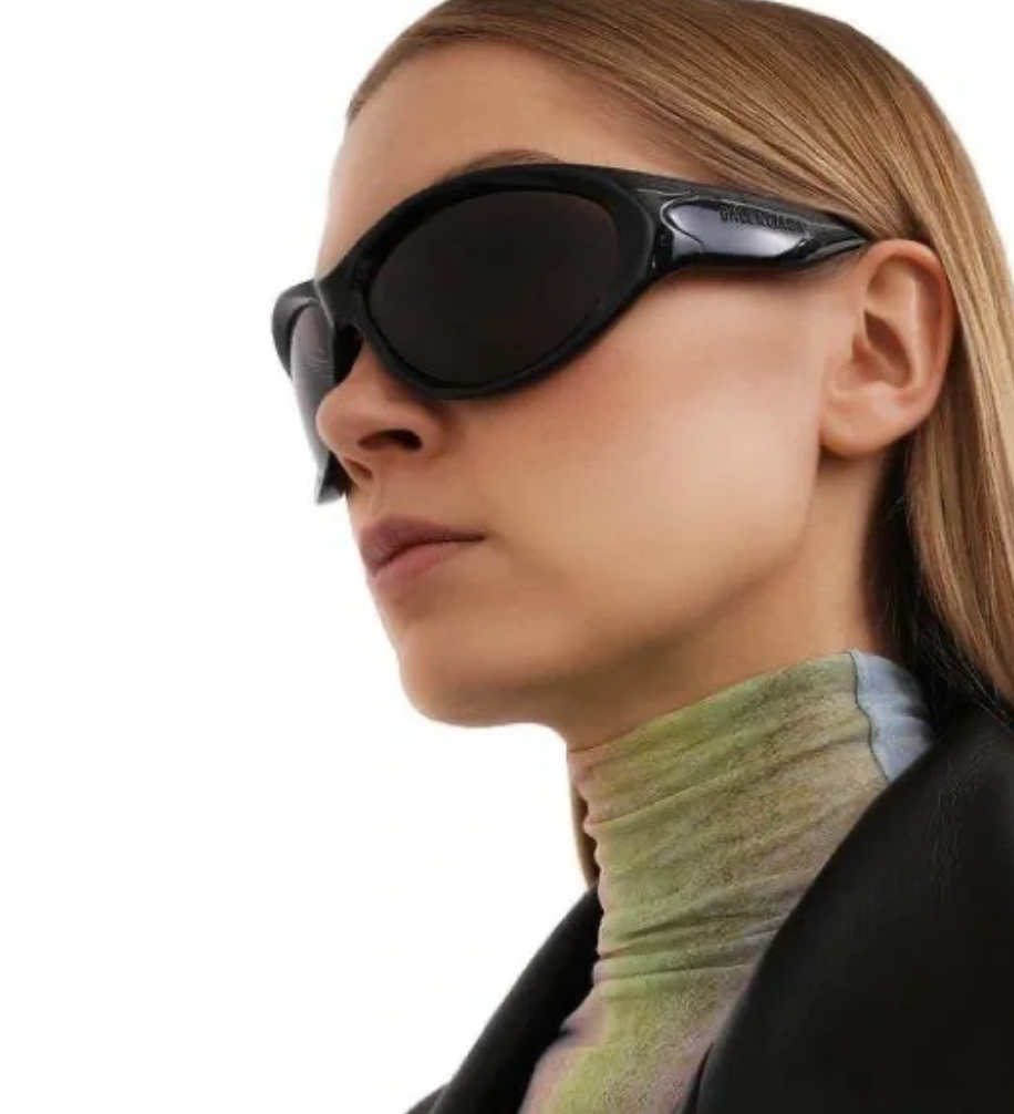 Balenciaga BB0158S - 003 Wrap Sunglasses