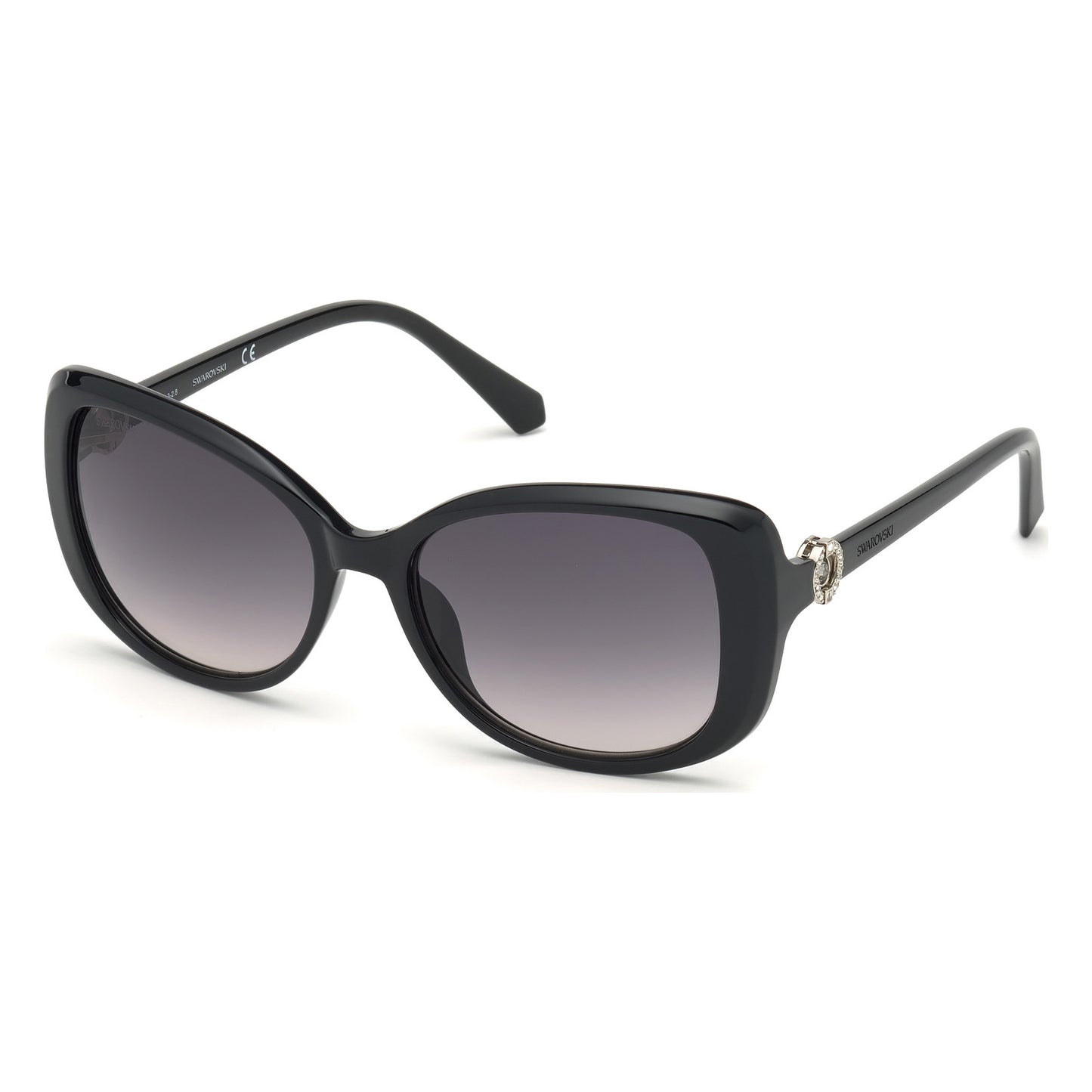 Swarovski SK0219-01B-55 55mm Sunglasses